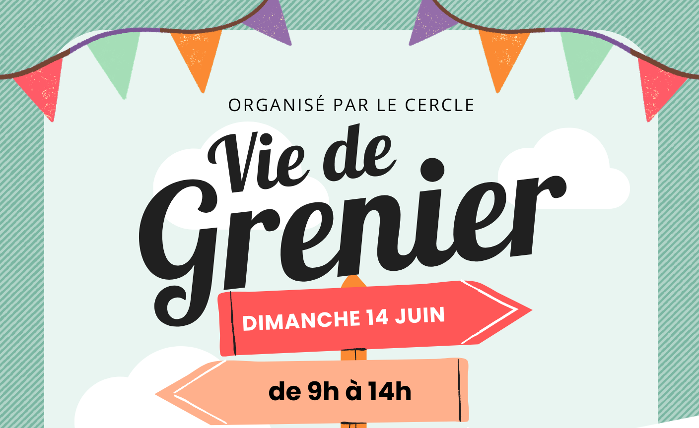 Affiche Vide Grenier Brocante